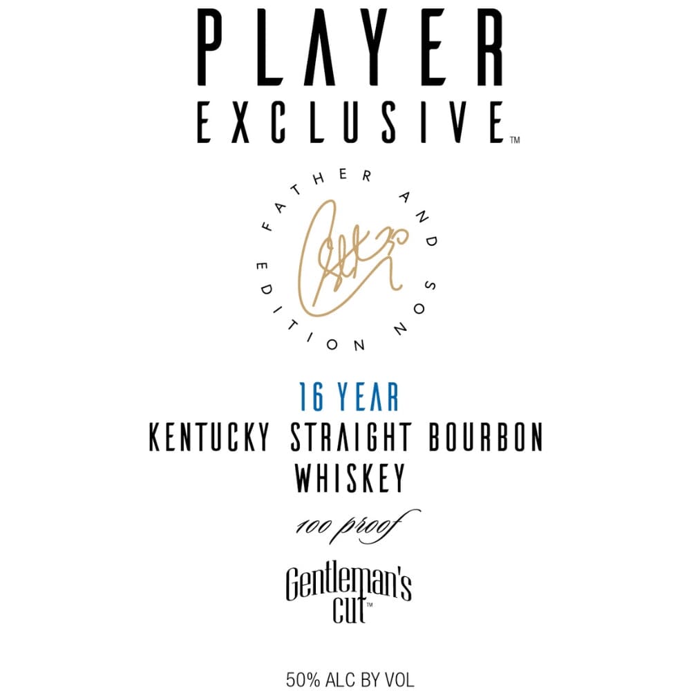 Gentleman's Cut Player Exclusive 16 Year Old Bourbon By Steph Curry Bourbon Gentleman's Cut