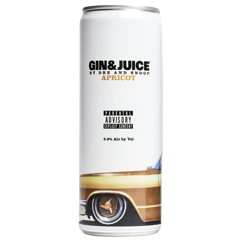 Gin & Juice Apricot by Dre and Snoop Canned Cocktails Gin & Juice