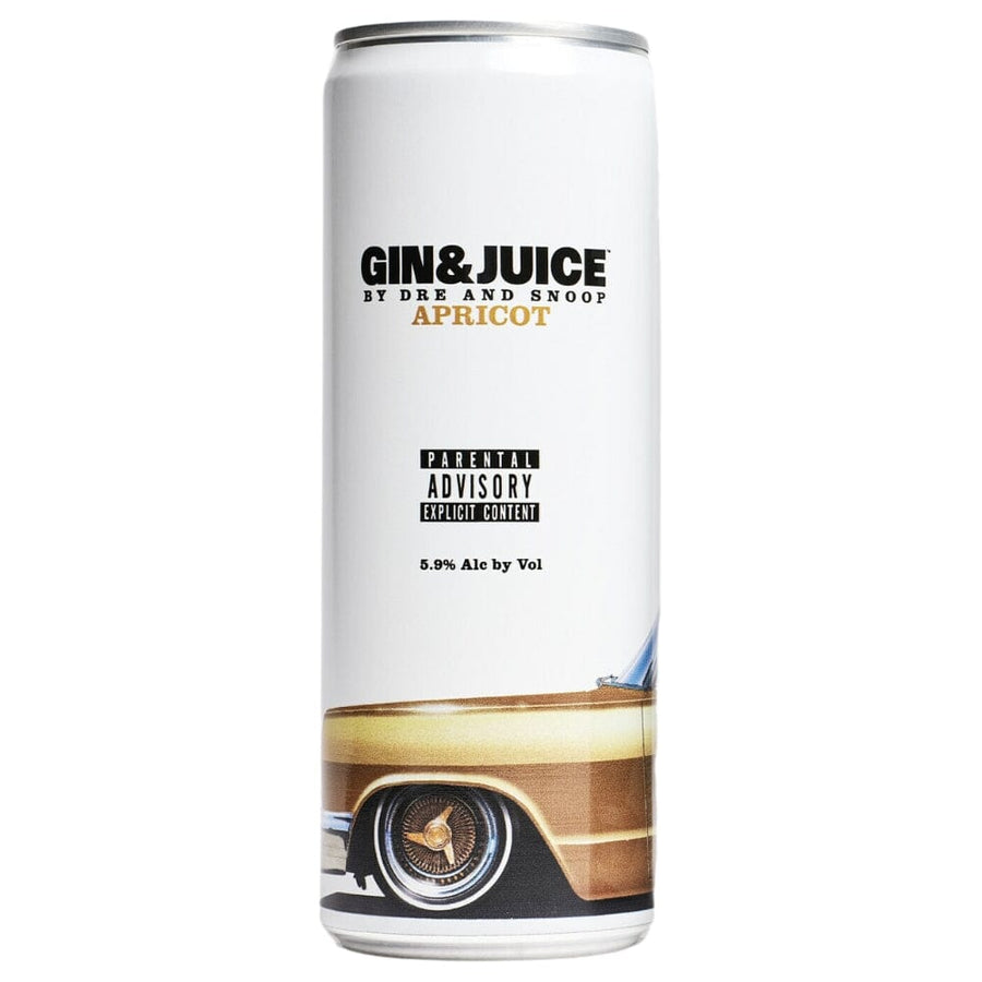 Gin & Juice Apricot by Dre and Snoop Canned Cocktails Gin & Juice
