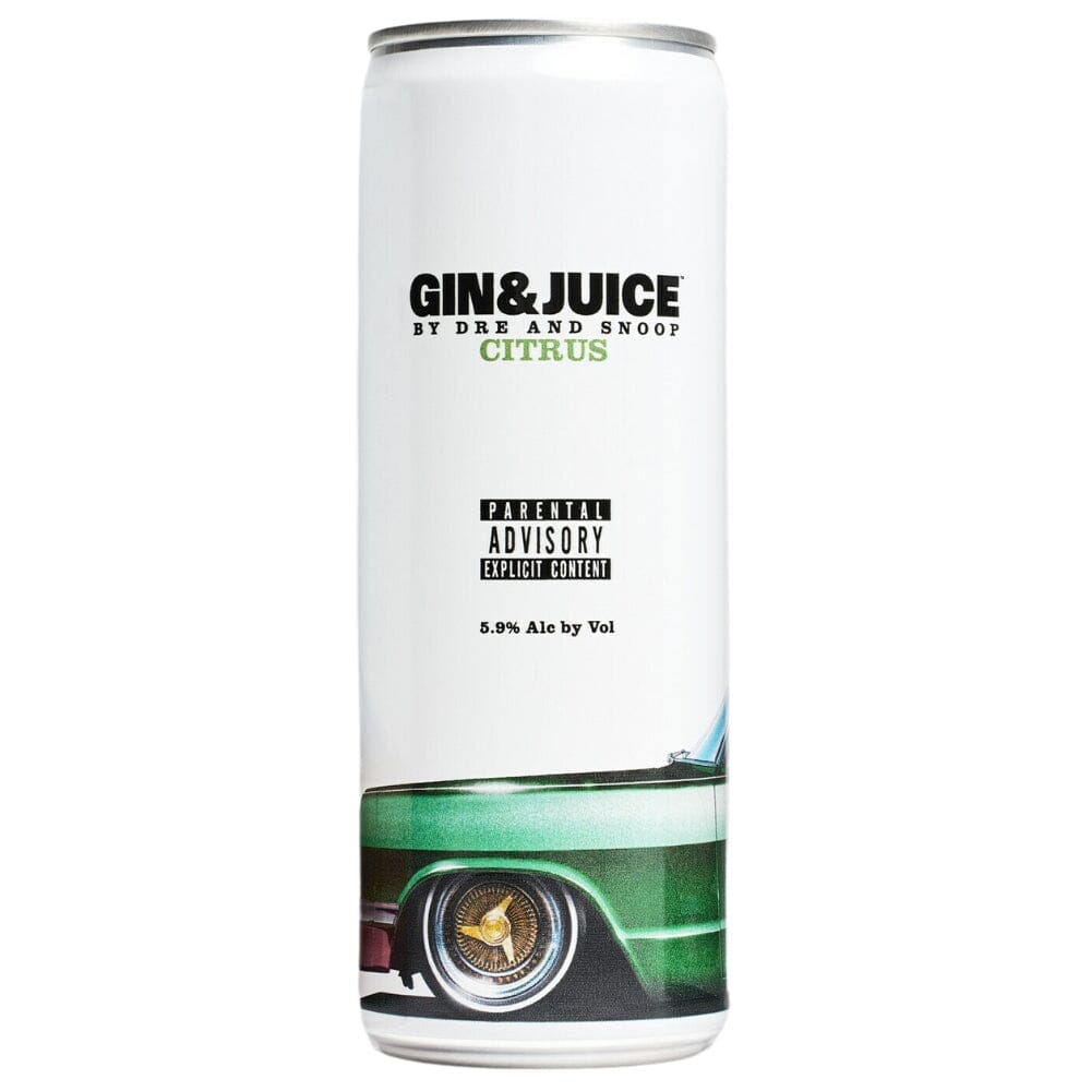 Gin & Juice Citrus by Dre and Snoop Canned Cocktails Gin & Juice