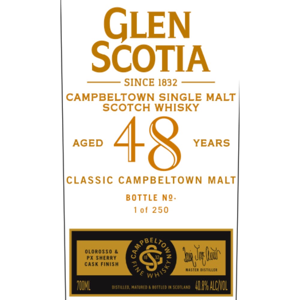 Glen Scotia 48 Year Old Scotch Glen Scotia