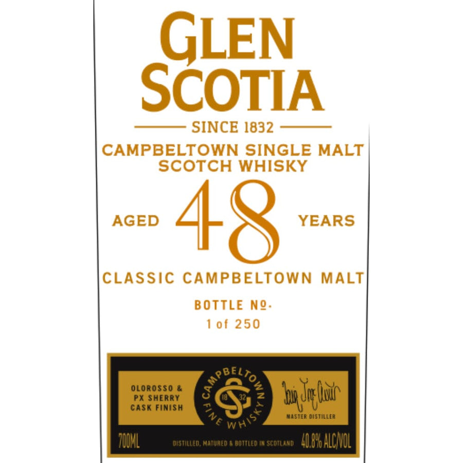 Glen Scotia 48 Year Old Scotch Glen Scotia