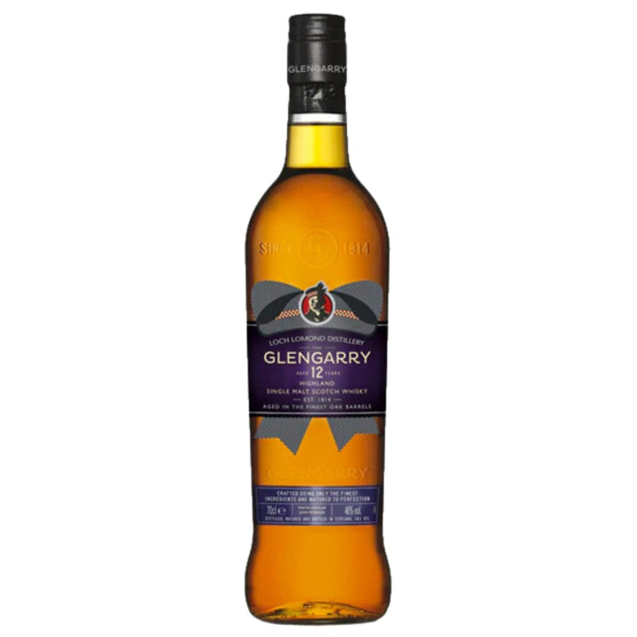 Glengarry 12 Year Old Highland Single Malt Scotch Whisky Scotch Glengarry