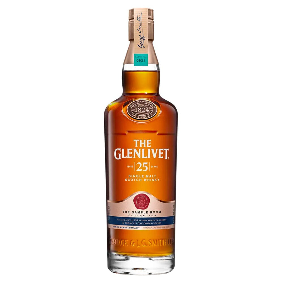 Glenlivet 25 Year Old Single Malt Scotch Scotch The Glenlivet