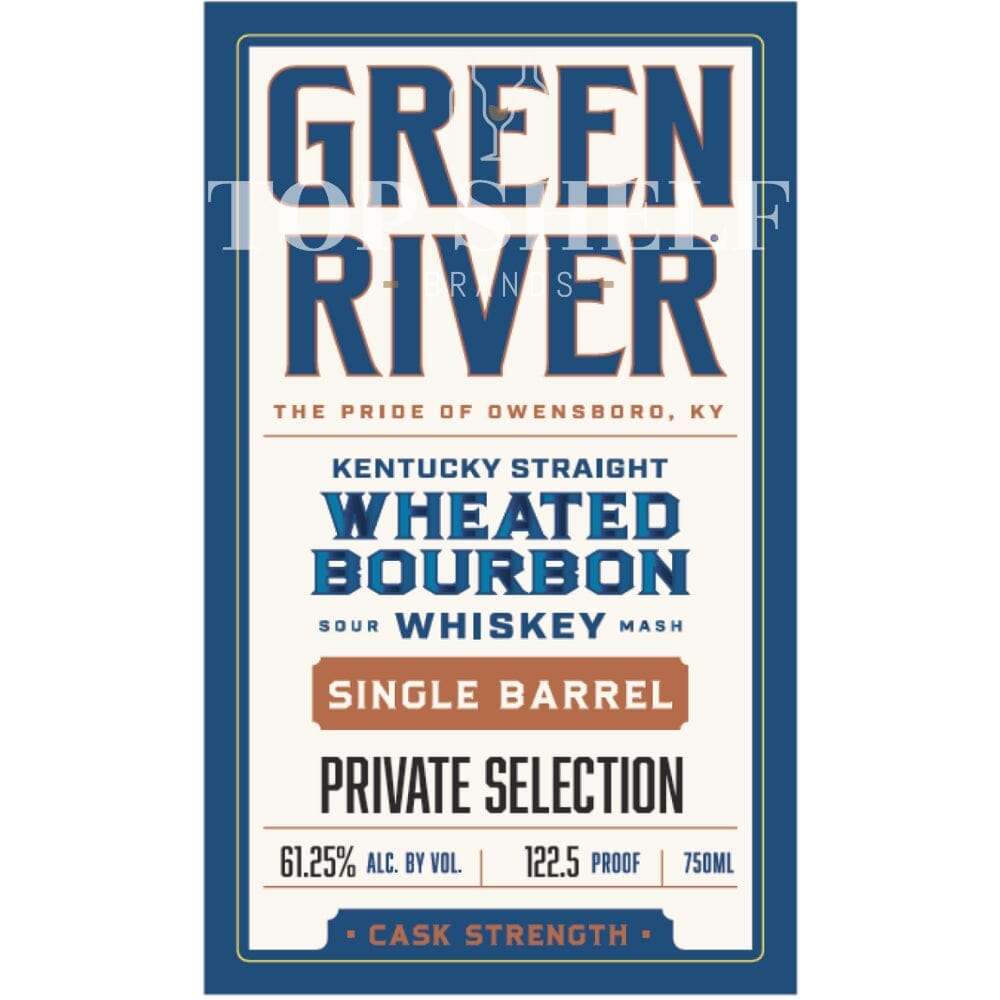 Green River Single Barrel Wheated Bourbon Bourbon Green River Distilling