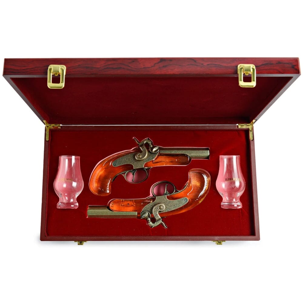 Buy H. Deringer Bourbon Whiskey Pistol Set Online | SipWhiskey.Com