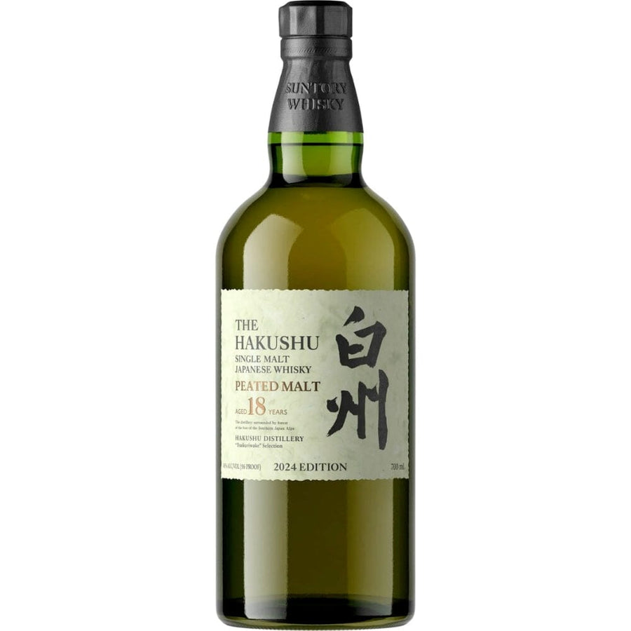 Hakushu 18 Year Old Peated Malt Japanese Whisky 2024 Edition Japanese Whisky Hakushu