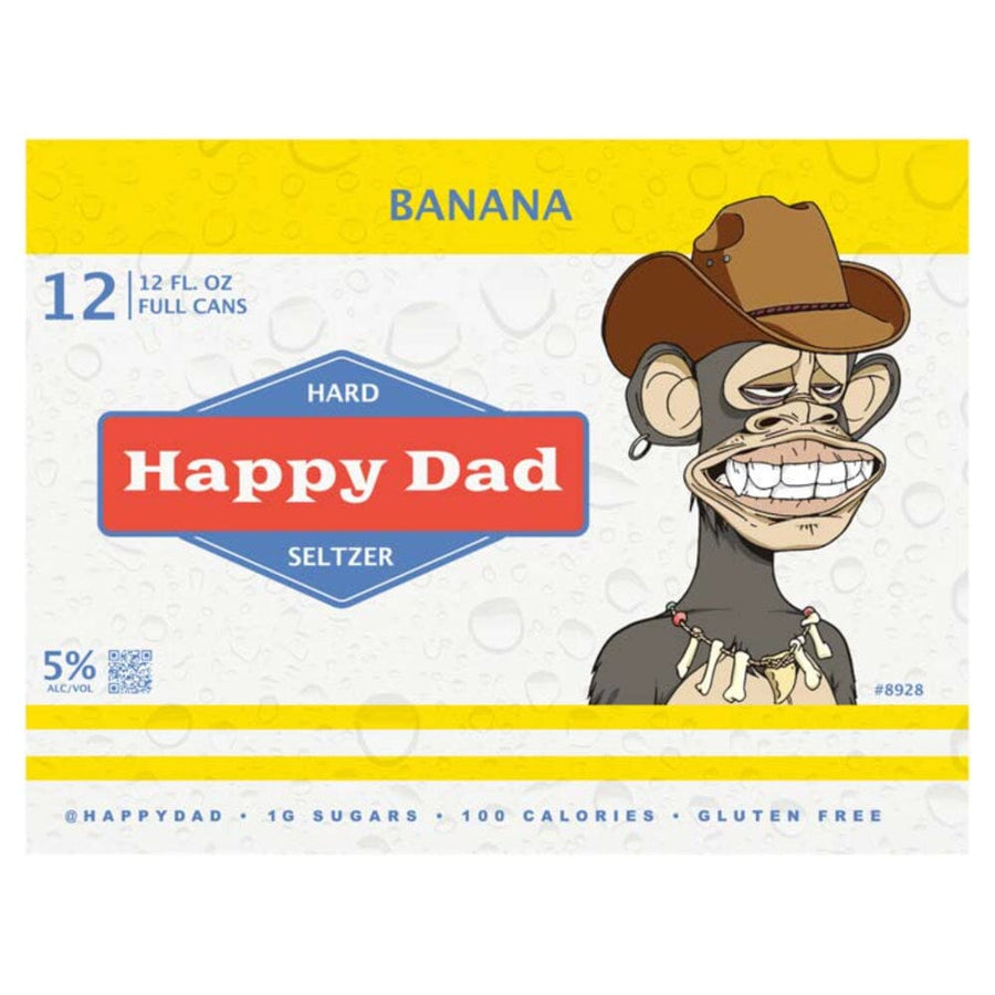 Happy Dad Hard Seltzer Banana 12PK Hard Seltzer Happy Dad