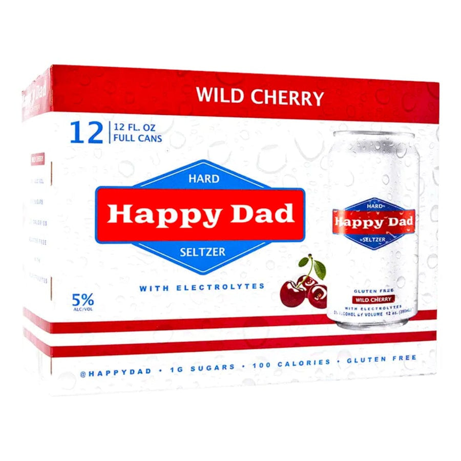 Happy Dad Hard Seltzer Wild Cherry 12PK Hard Seltzer Happy Dad