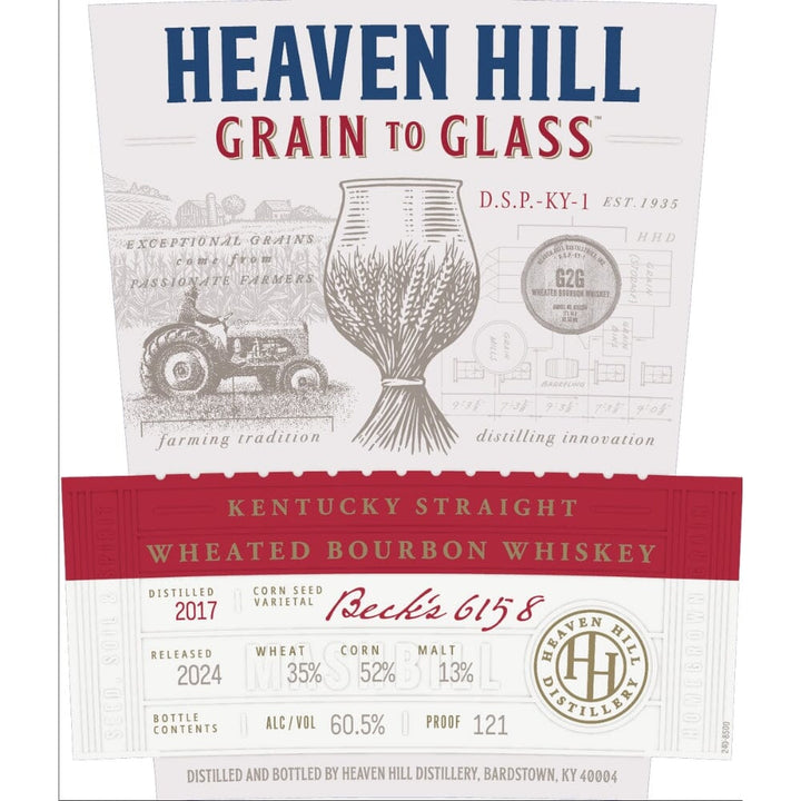 Heaven Hill Grain to Glass Straight Wheated Bourbon Bourbon Heaven Hill Distillery