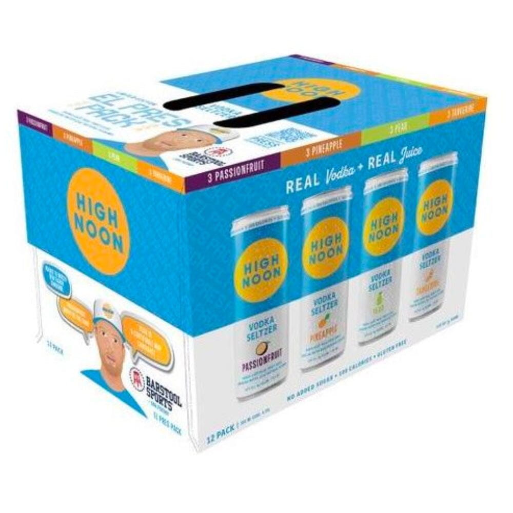 High Noon El Pres Dave Portnoy Barstool Sports Limited Edition Variety 12PK Hard Seltzer High Noon