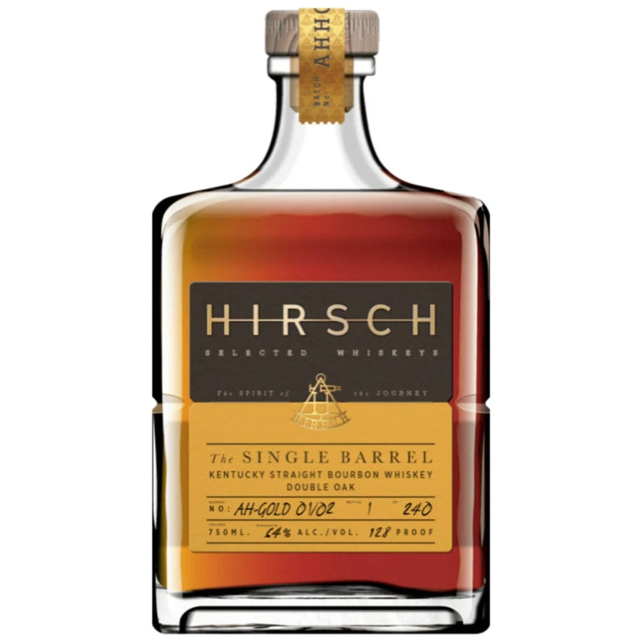 Hirsch Single Barrel Double Oaked Sip Whiskey x Barker Way Bar Bourbon Hirsch