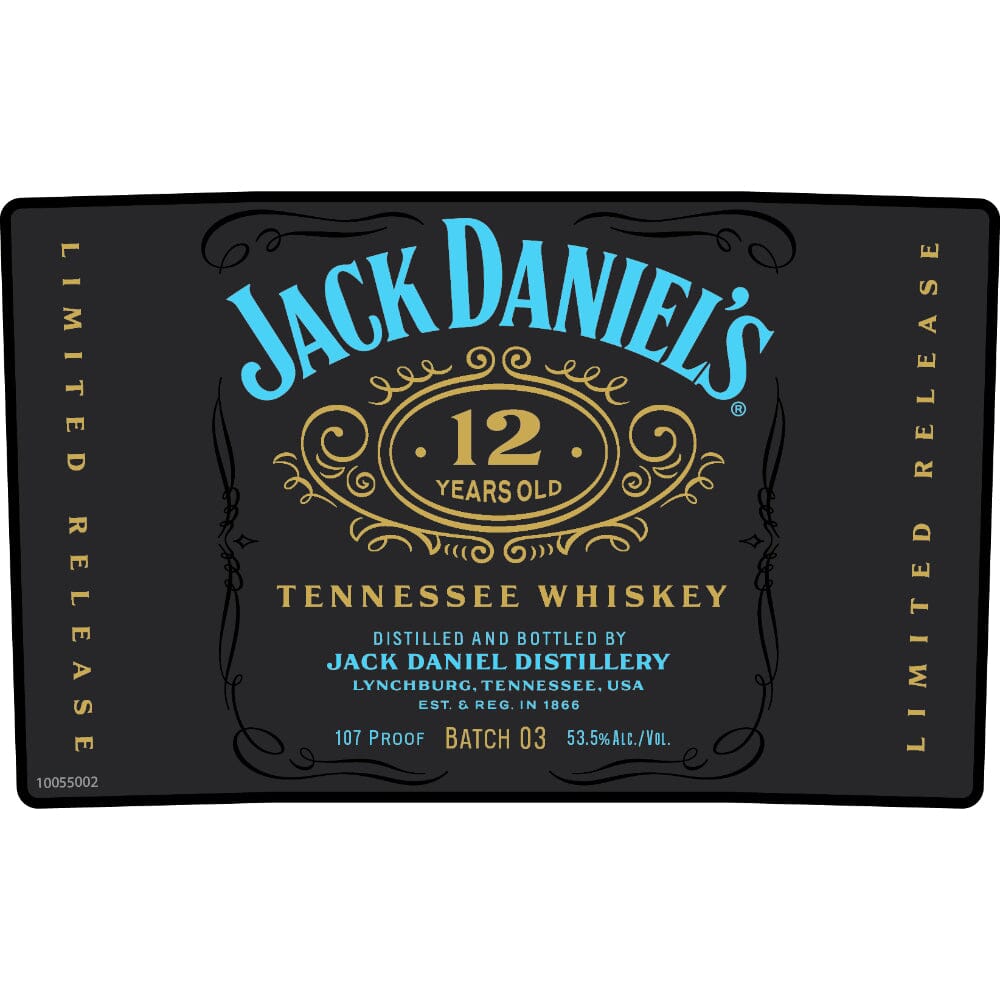 Jack Daniel's 12 Year Old Batch 03 Limited Release Tennessee Whiskey Jack Daniel's