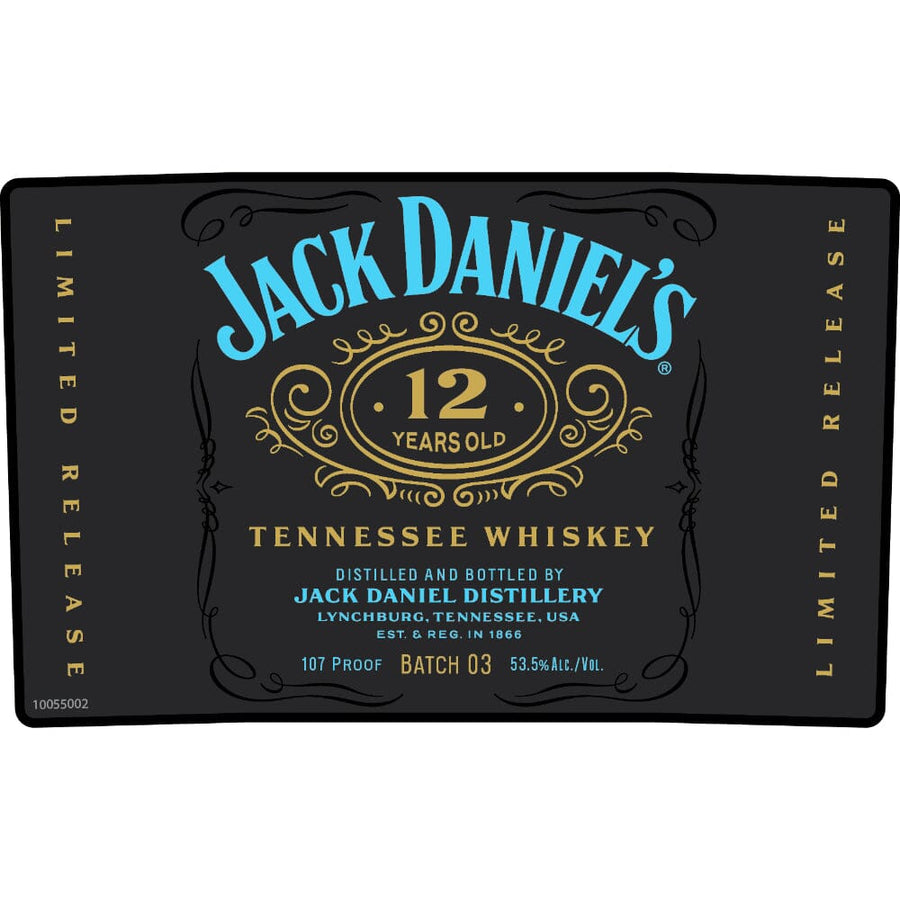 Jack Daniel's 12 Year Old Batch 03 Limited Release Tennessee Whiskey Jack Daniel's