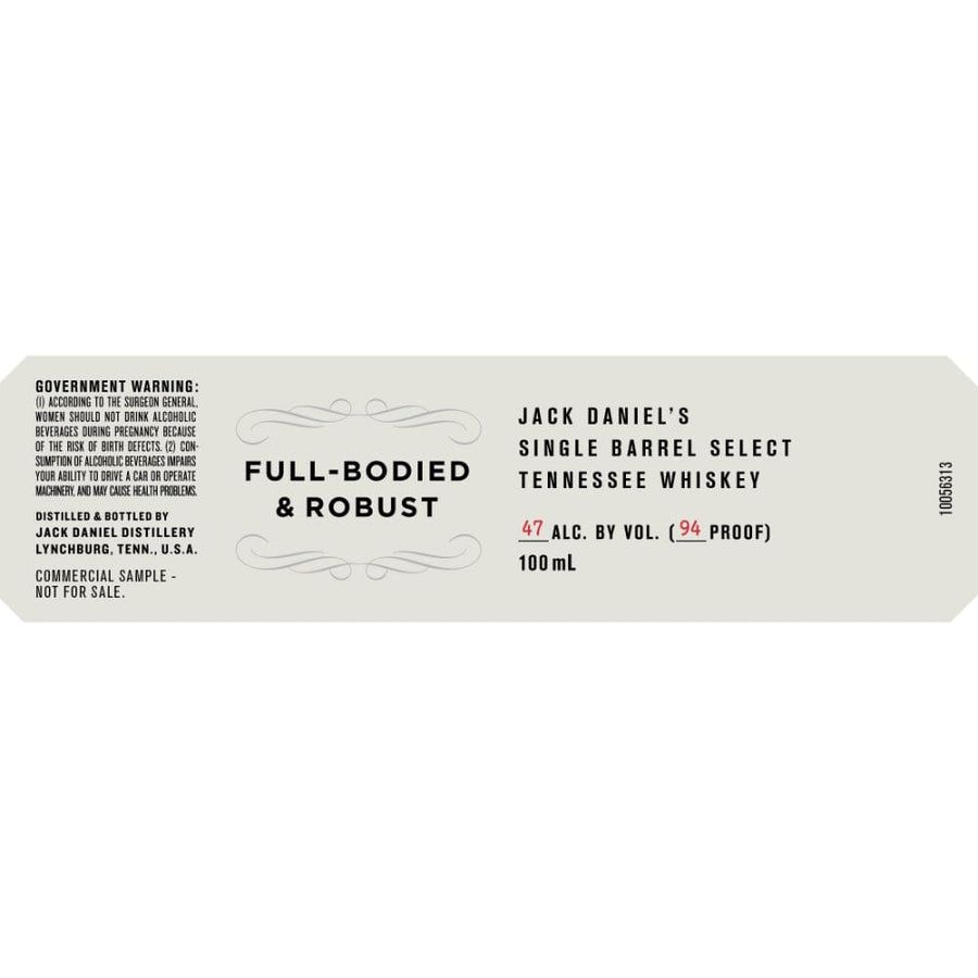 Jack Daniel’s Full-Bodied & Robust Single Barrel Select Tennessee Whiskey Tennessee Whiskey Jack Daniel's