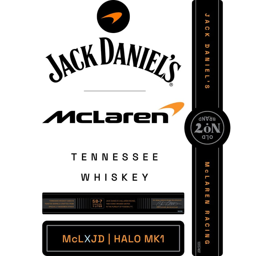 Jack Daniel’s X McLaren Toasted Barrel Tennessee Whiskey Tennessee Whiskey Jack Daniel's