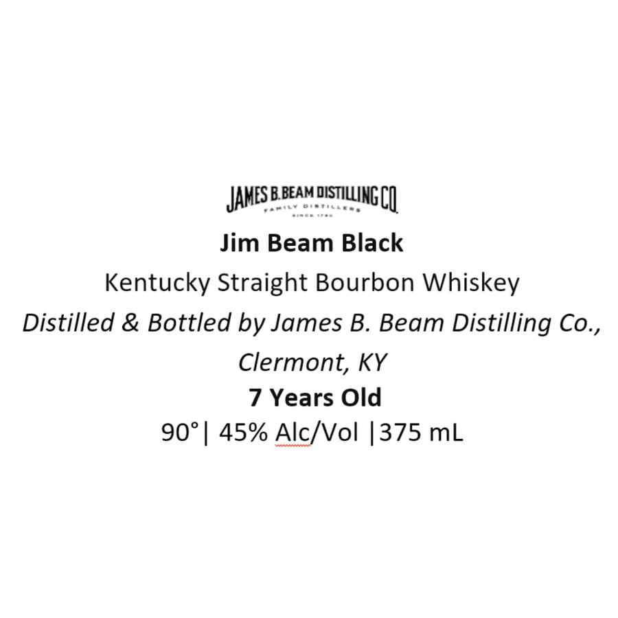 Jim Beam Black 7 Year Old Bourbon Bourbon Jim Beam