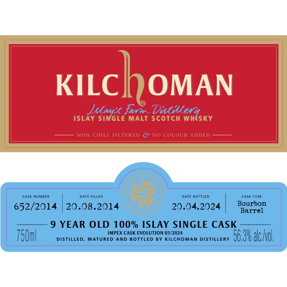 Kilchoman 9 Year Old ImpEx Cask Evolution 03/2024 Scotch Kilchoman