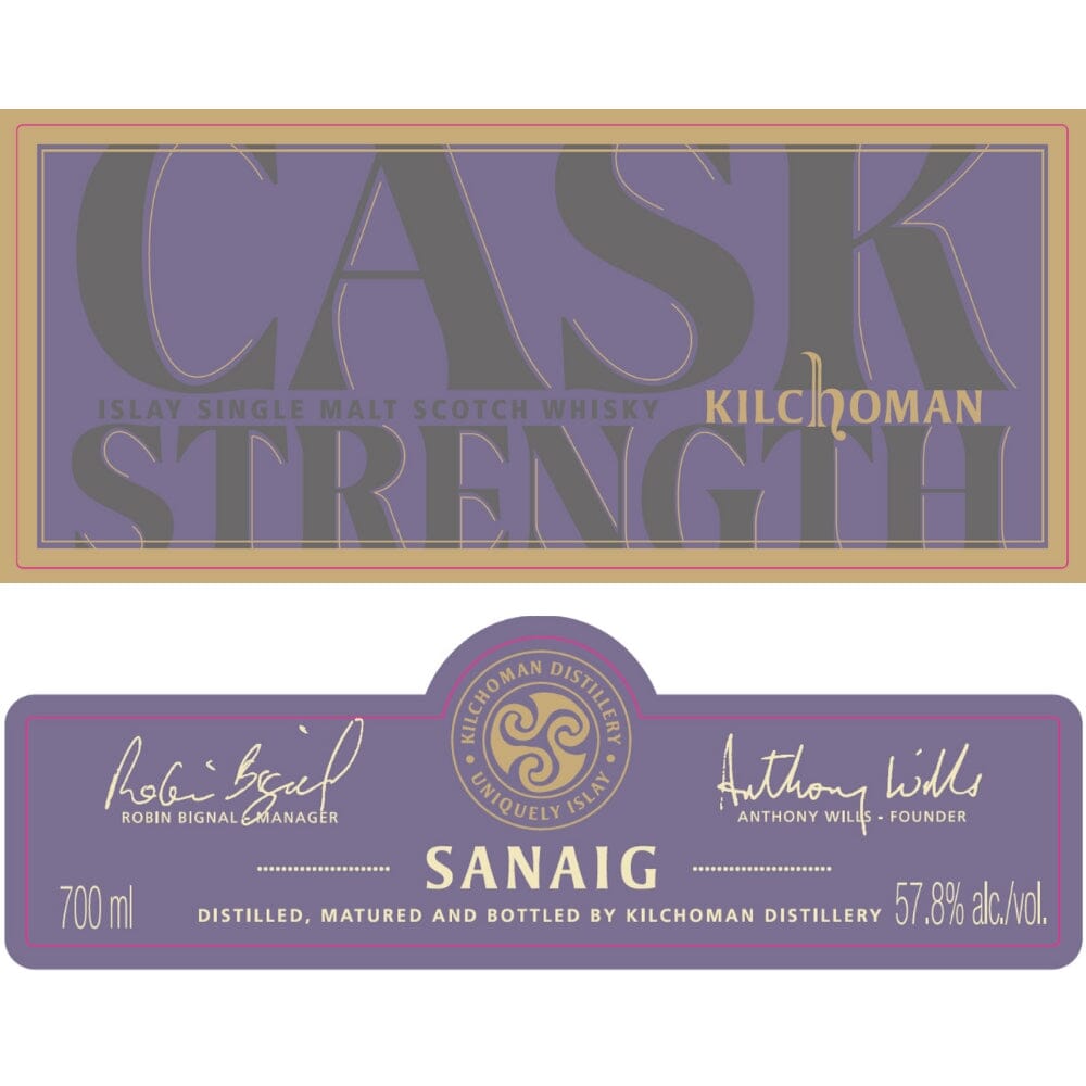 Kilchoman Sanaig Cask Strength Scotch Kilchoman