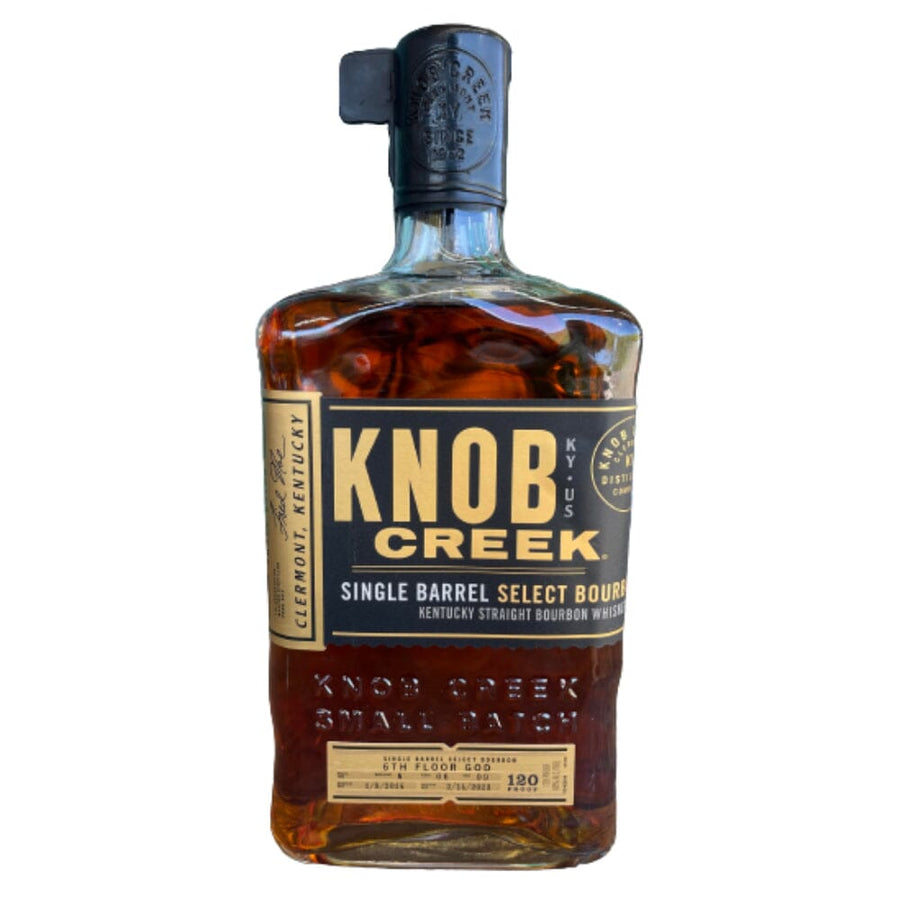Knob Creek Single Barrel Select Bourbon “6th Floor God” Bourbon Knob Creek