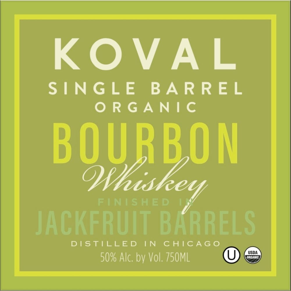 Koval Single Barrel Organic Bourbon Finished in Jackfruit Barrels Bourbon Koval