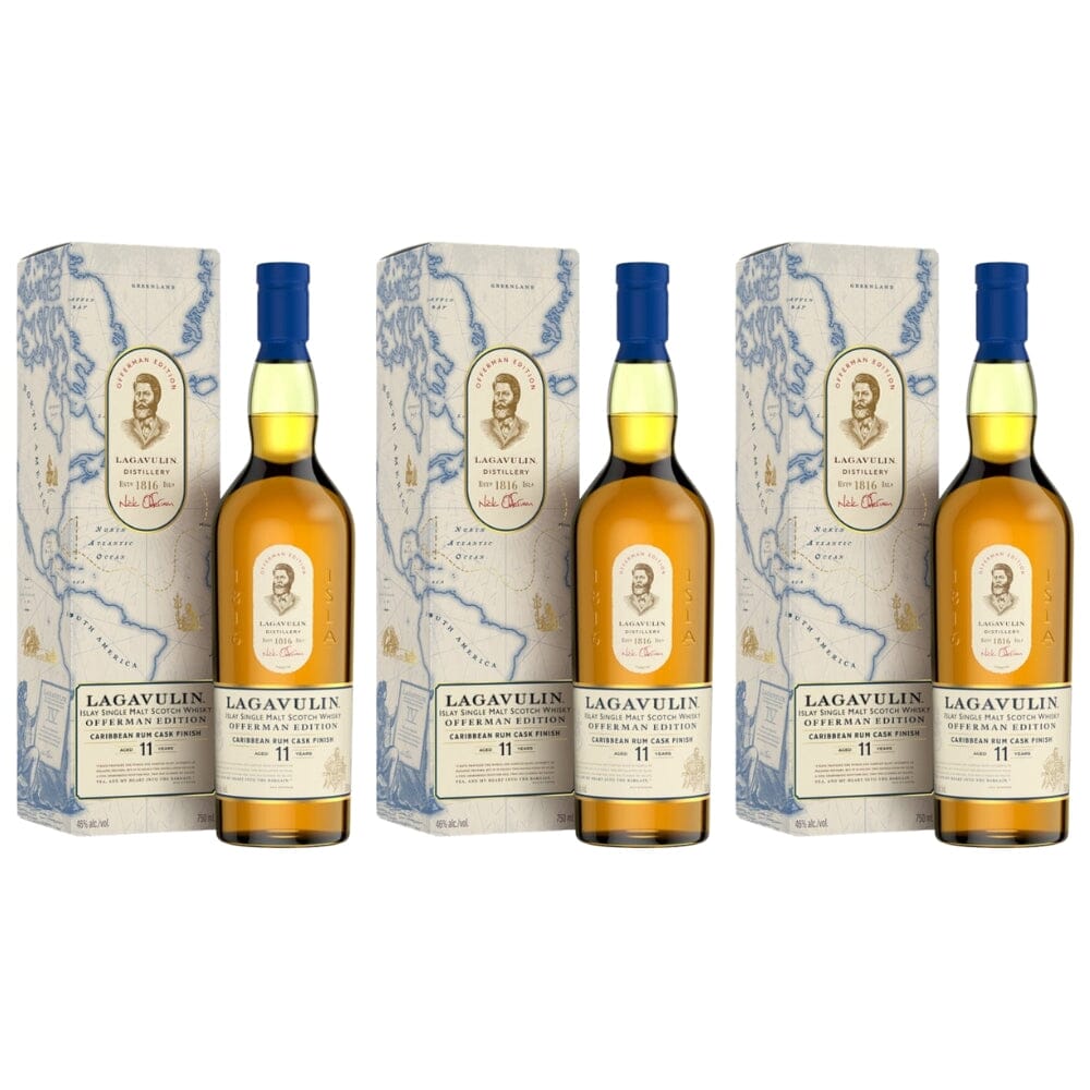 Lagavulin Offerman Edition Caribbean Rum Cask Finish 3PK Scotch Lagavulin