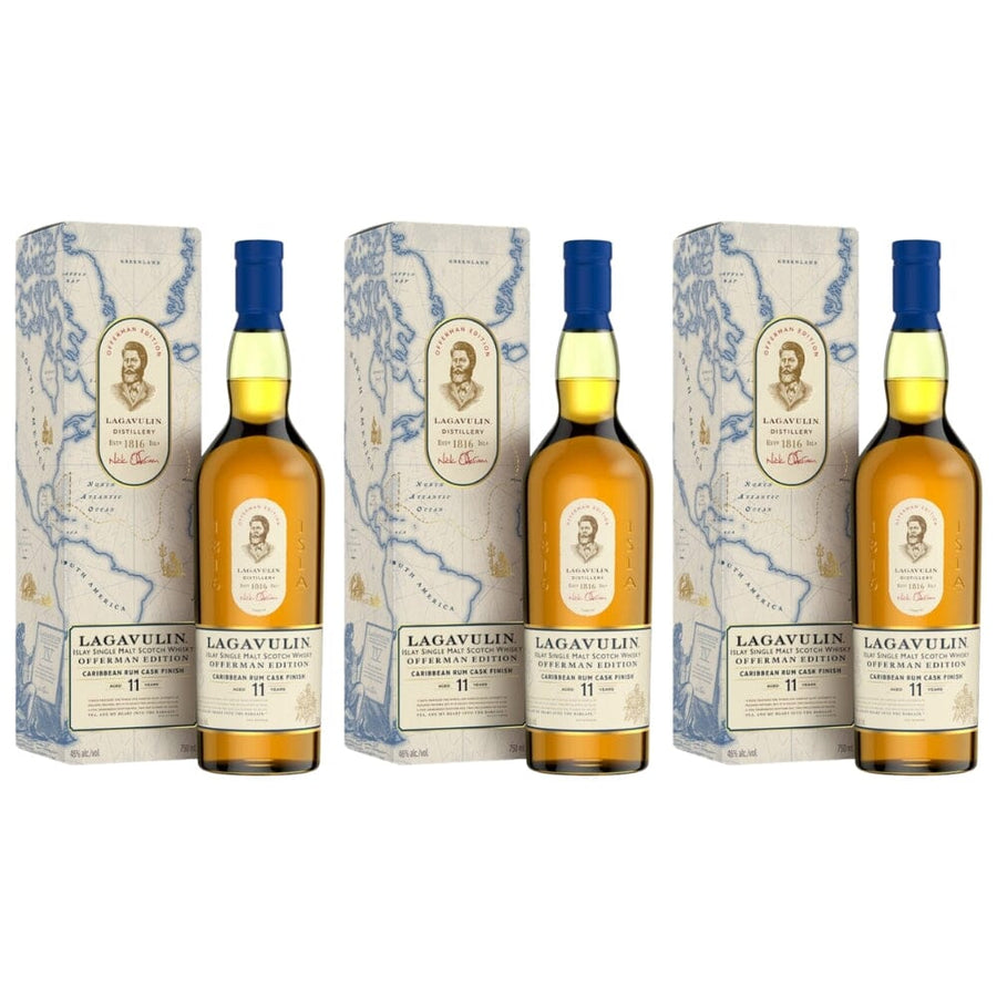 Lagavulin Offerman Edition Caribbean Rum Cask Finish 3PK Scotch Lagavulin