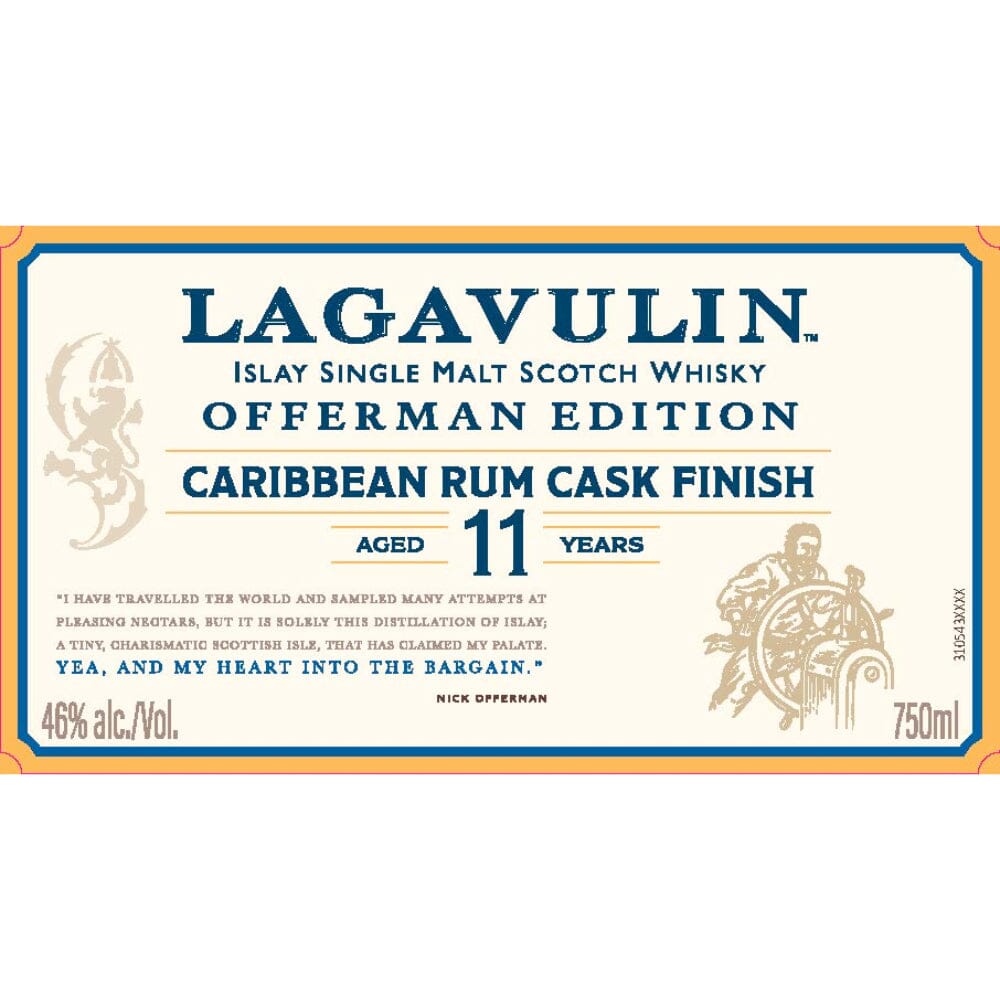 Lagavulin Offerman Edition Caribbean Rum Cask Finish Scotch Lagavulin
