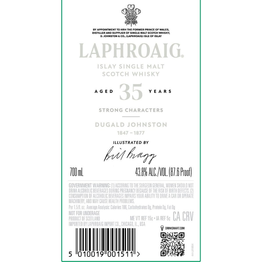 Laphroaig 35 Year Old Strong Characters Dugald Johnston Scotch Laphroaig