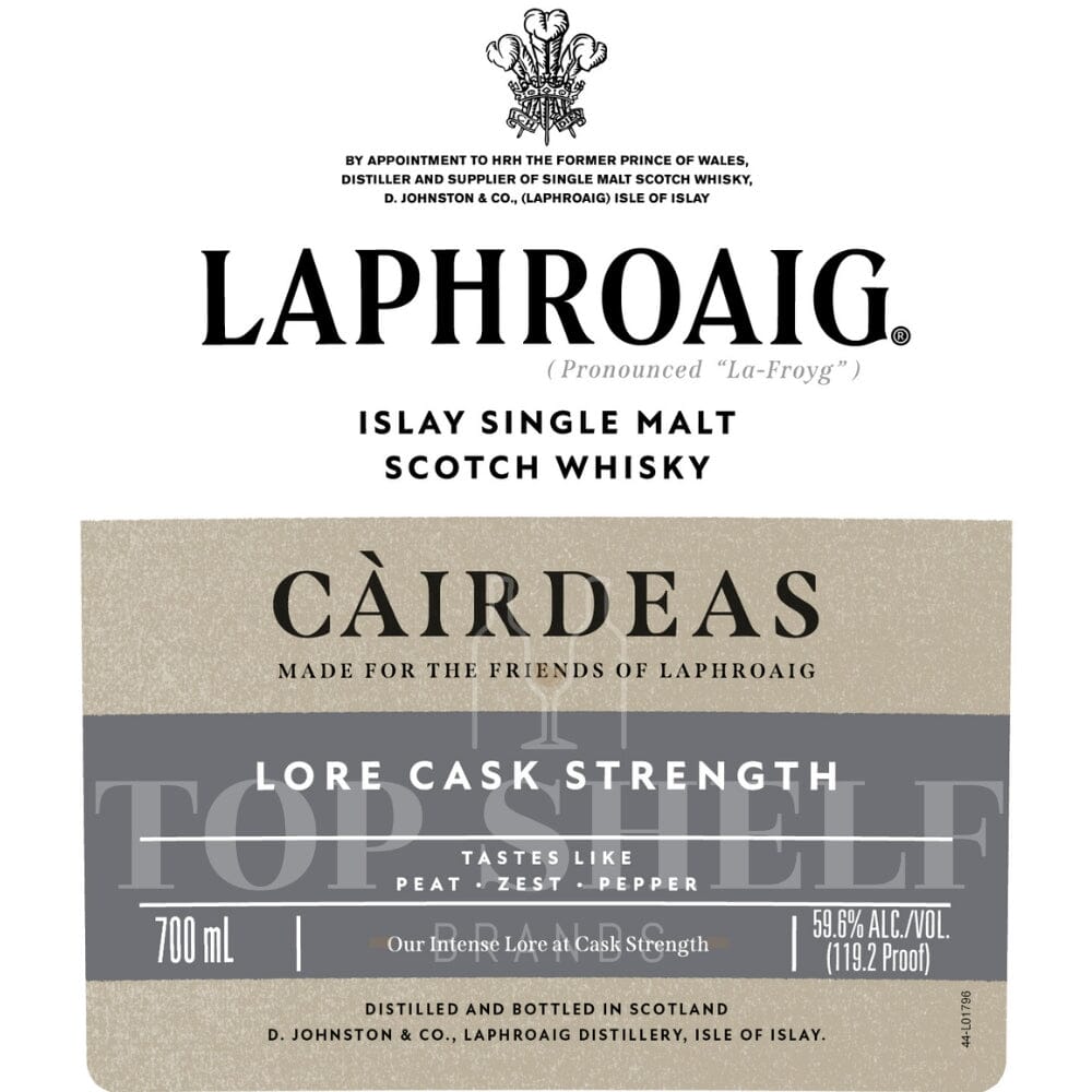 Laphroaig Càirdeas 2024 Lore Cask Strength Scotch Laphroaig