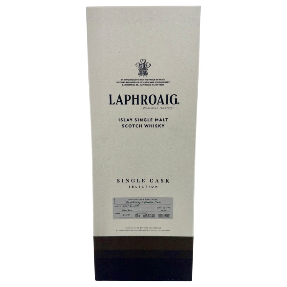 Laphroaig Single Cask Selection by Sip Whiskey X Wooden Cork Scotch Laphroaig