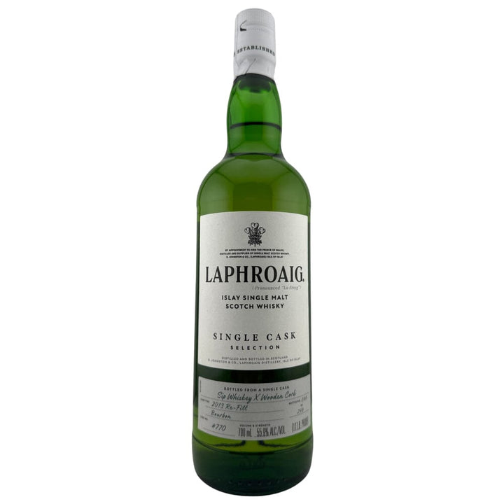 Laphroaig Single Cask Selection by Sip Whiskey X Wooden Cork Scotch Laphroaig