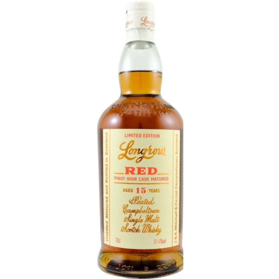 Longrow Red 15 Year Old Pinot Noir Cask Matured Peated Single Malt Scotch Whisky Scotch Longrow