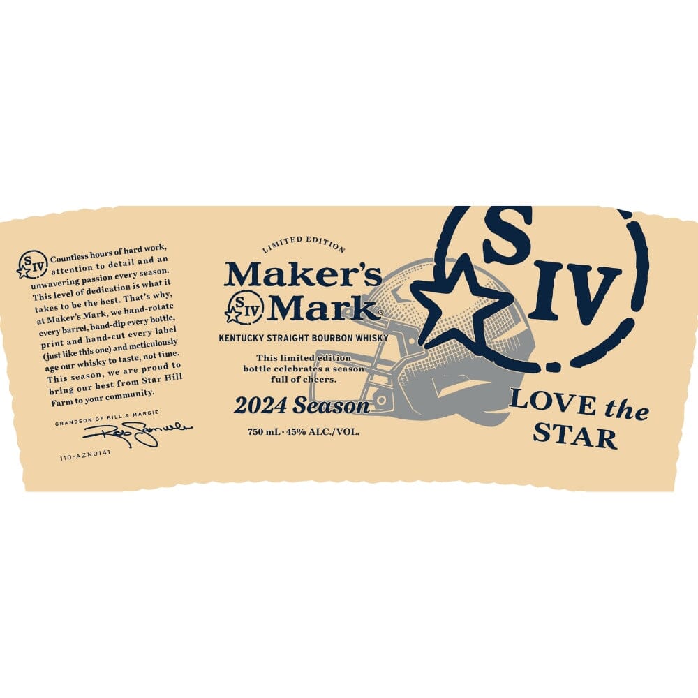 Maker’s Mark 2024 Season Football Edition Bourbon Bourbon Maker's Mark
