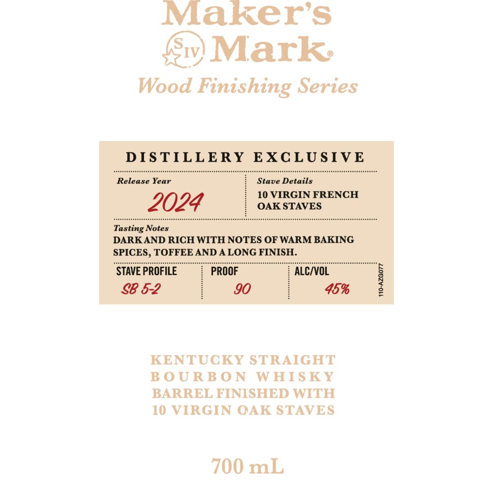 Maker’s Mark Wood Finishing Series 2024 Limited Release: Stave Profile SB 5-2 Bourbon Maker's Mark