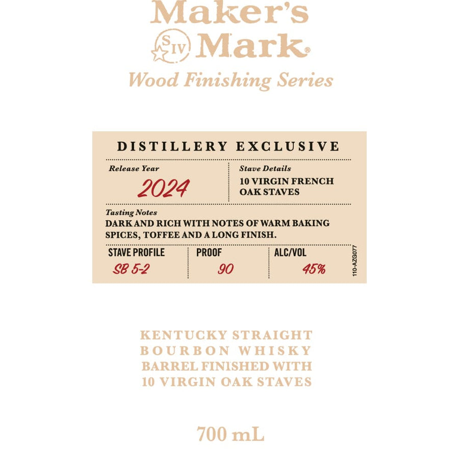 Maker’s Mark Wood Finishing Series 2024 Limited Release: Stave Profile SB 5-2 Bourbon Maker's Mark