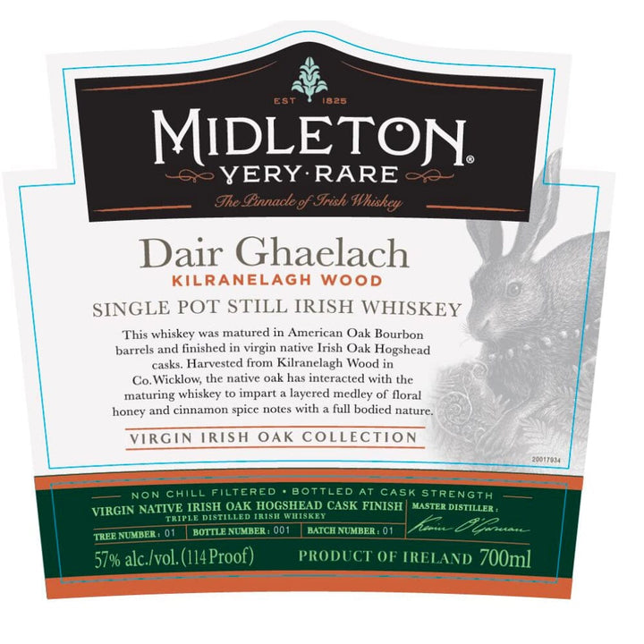 Midleton Very Rare Dair Ghaelach Kilranelagh Wood Irish whiskey Midleton Very Rare