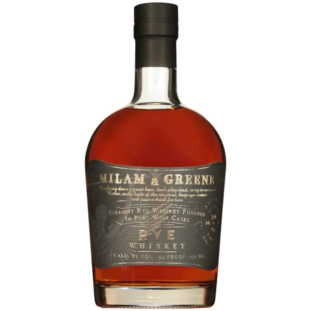 Milam & Greene Port Cask Rye Whiskey Rye Whiskey Milam & Greene