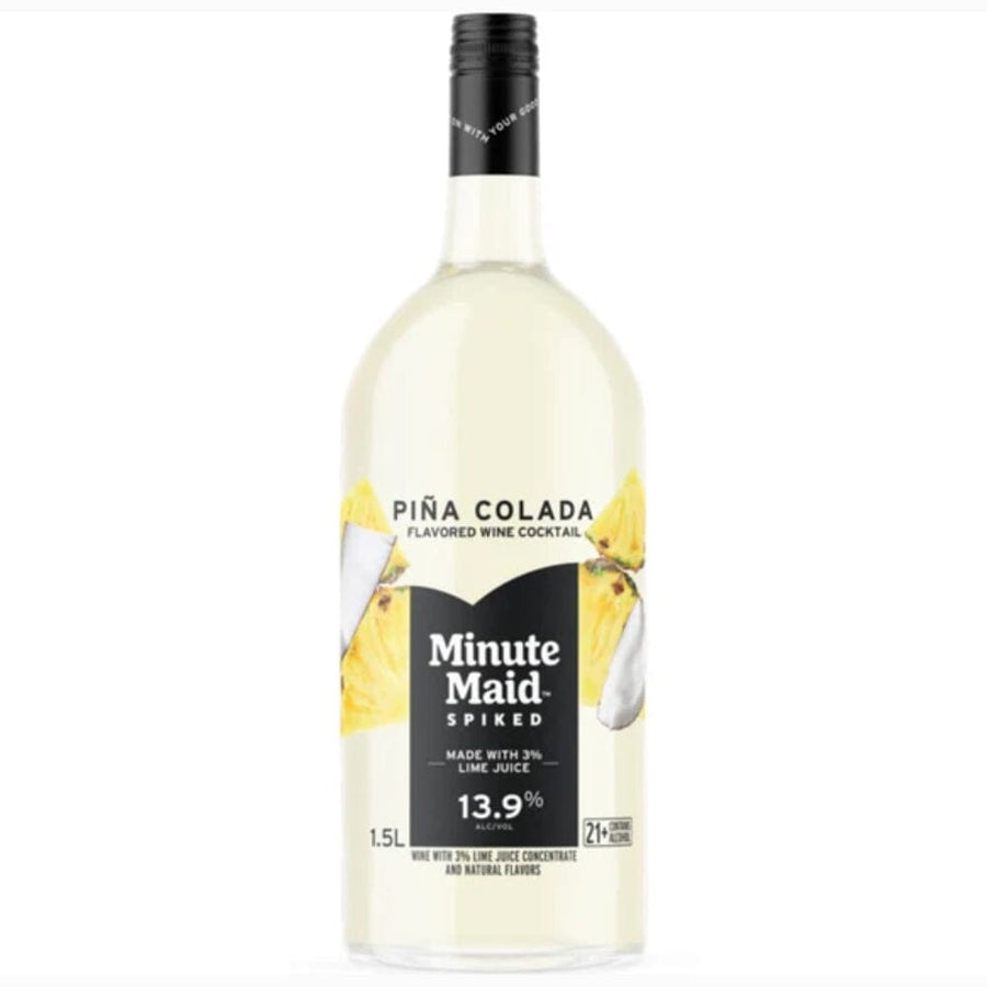 Minute Maid Spiked Pina Colada Flavored Wine Cocktail Ready-To-Drink Cocktails Minute Maid Spiked