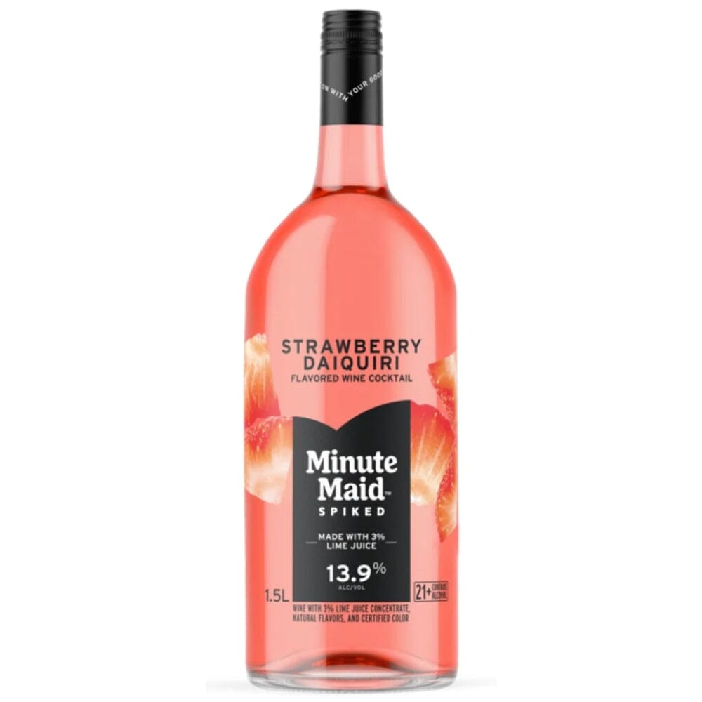 Minute Maid Spiked Strawberry Daiquiri Flavored Wine Cocktail Ready-To-Drink Cocktails Minute Maid Spiked