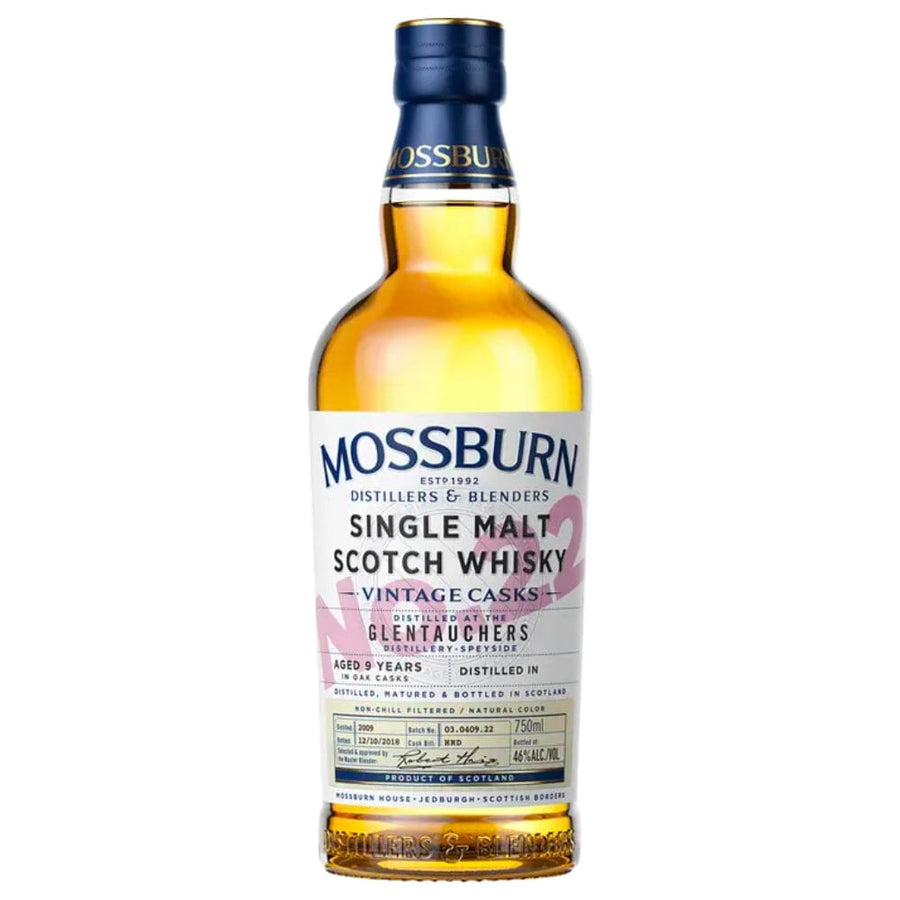 Mossburn No. 22 Glentauchers Distillery Single Malt Scotch Whisky Scotch Mossburn Whisky
