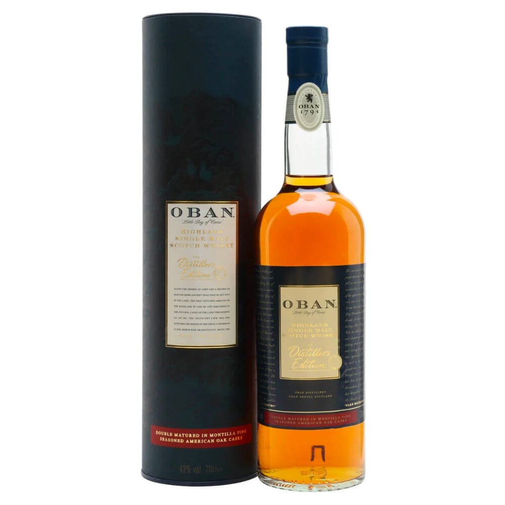 Oban Distiller's Edition 2022 Double Matured in Montilla Fino Seasoned American Oak Casks Scotch Oban