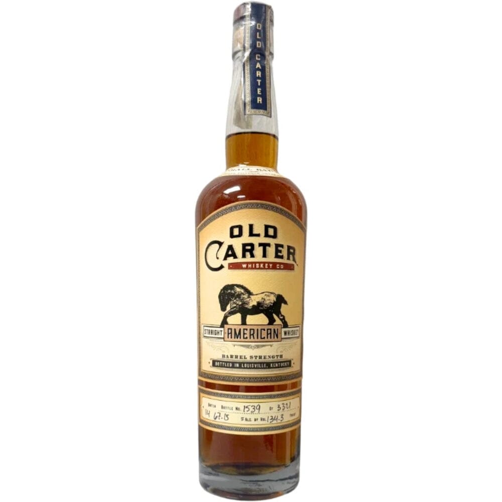 Old Carter Straight American Whiskey Small Batch 14 2025 Release American Whiskey Old Carter