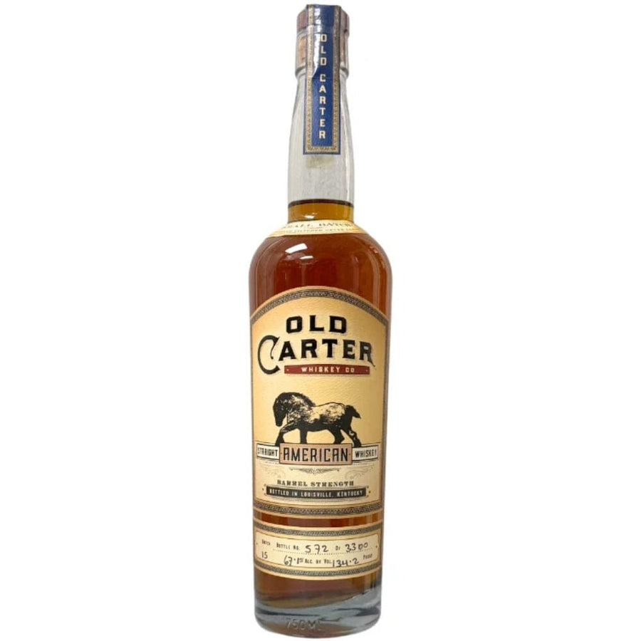 Old Carter Straight American Whiskey Small Batch 15 2025 Release American Whiskey Old Carter
