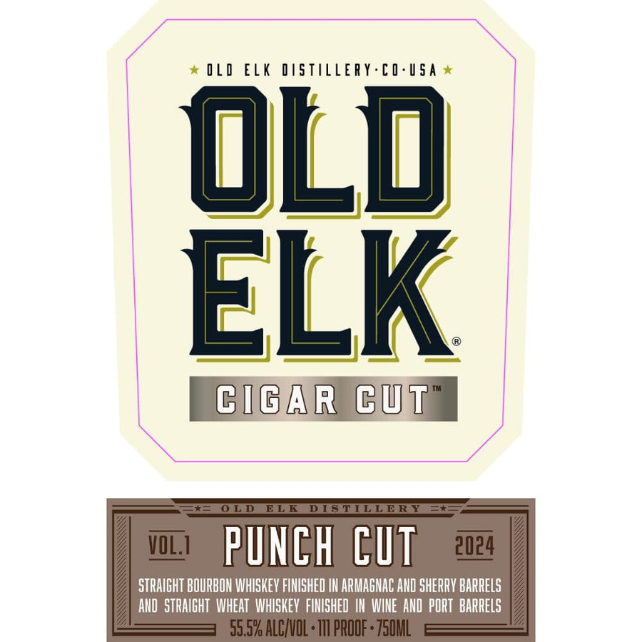 Old Elk Cigar Cut Punch Cut Vol. 1 Bourbon Old Elk Bourbon