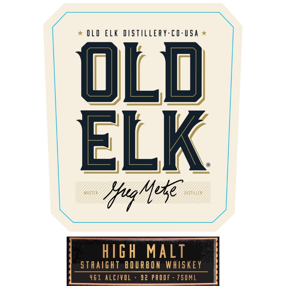 Old Elk High Malt Straight Bourbon Bourbon Old Elk Bourbon