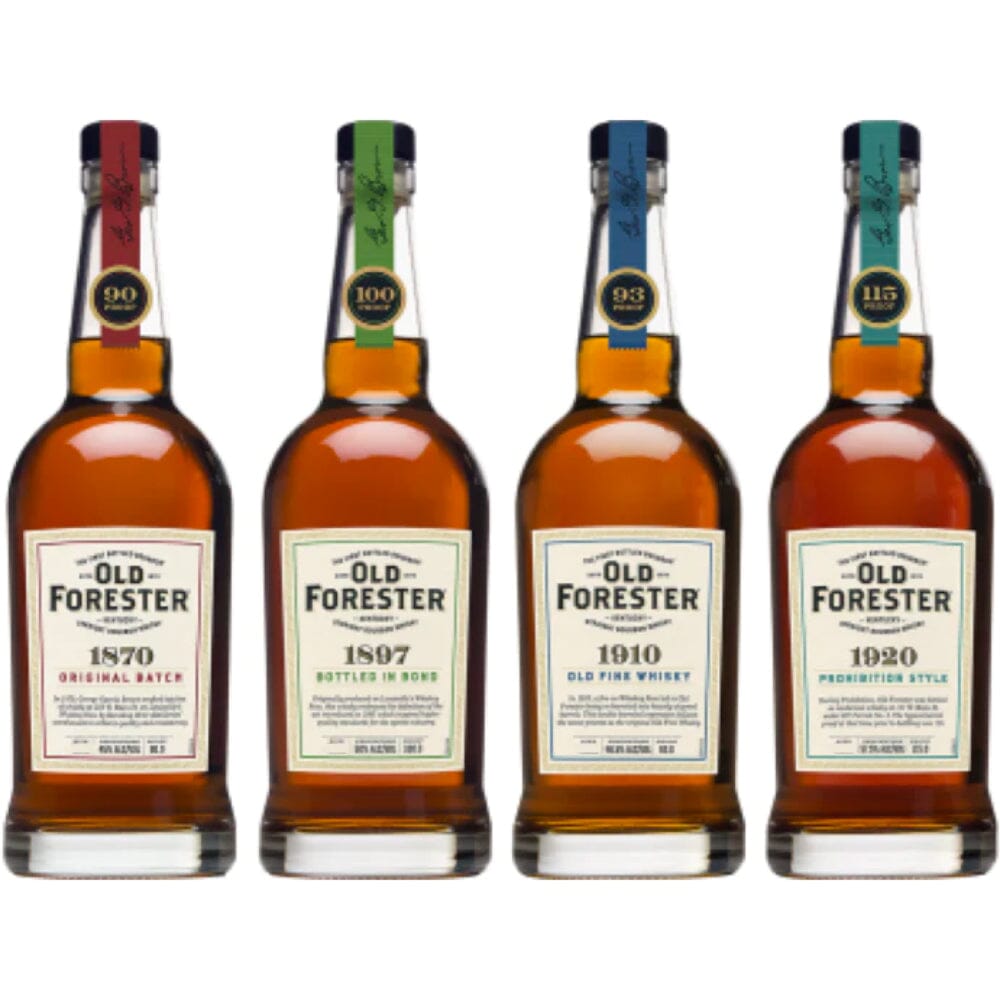 Old Forester Whiskey Row Tasting Set 4PK 375ml Bourbon Old Forester