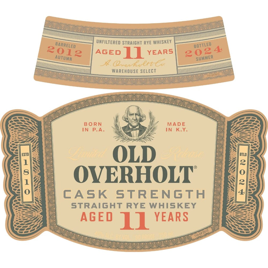 Old Overholt 11 Year Old Cask Strength Straight Rye Rye Whiskey Old Overholt