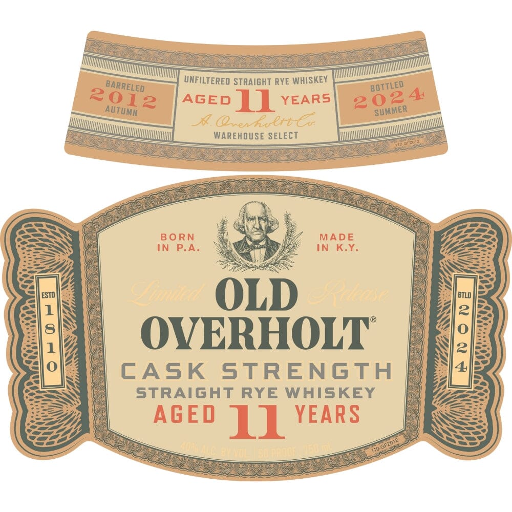 Old Overholt 11 Year Old Cask Strength Straight Rye Rye Whiskey Old Overholt 