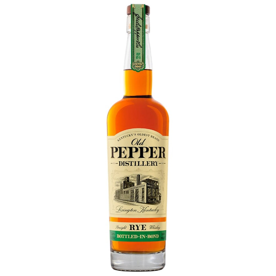 Old Pepper Bottled-in-Bond Rye Rye Whiskey James E. Pepper